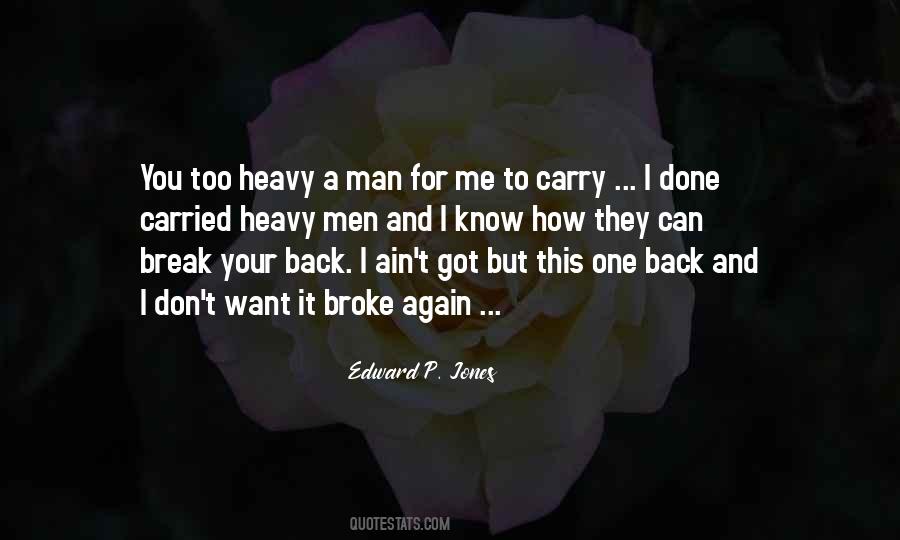 Carry On Your Back Quotes #299784