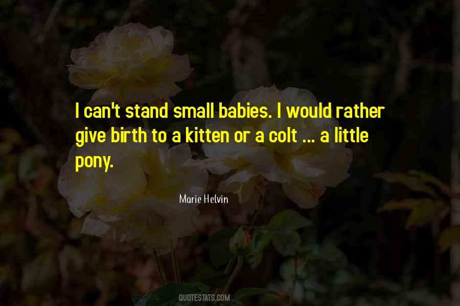 Quotes About Little Babies #225026