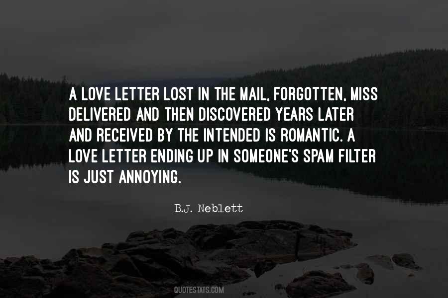 Letters In Love Quotes #813475