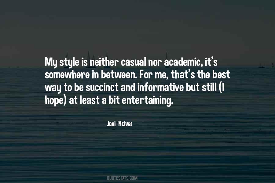 Academic Style Quotes #1245167