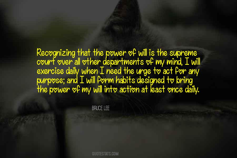 Power Of Will Quotes #1234186