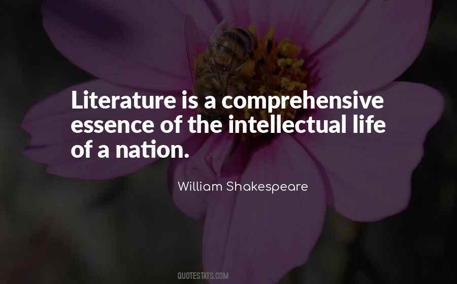 Quotes About Literature Shakespeare #1350623
