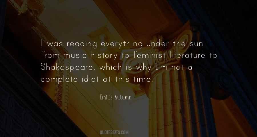 Quotes About Literature Shakespeare #1758205