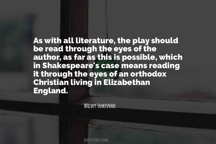 Quotes About Literature Shakespeare #218543