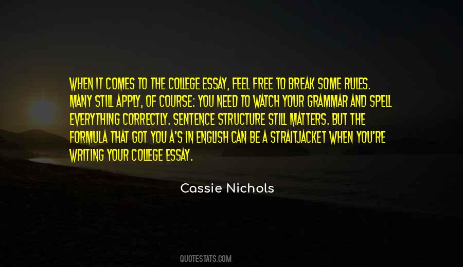 English Essay Quotes #257991