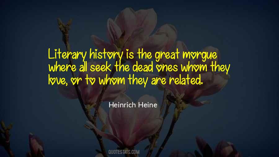 Quotes About Literature History #53624