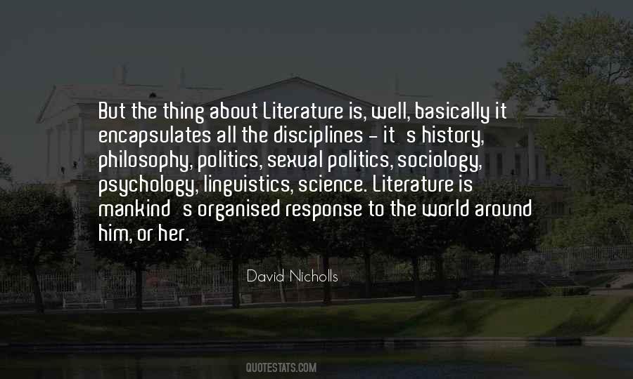 Quotes About Literature History #662669