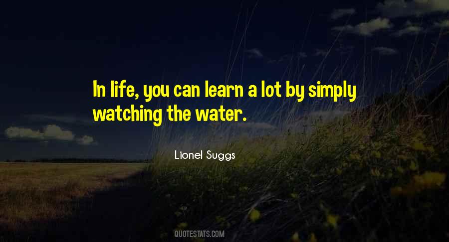 Water Life Quotes #29057