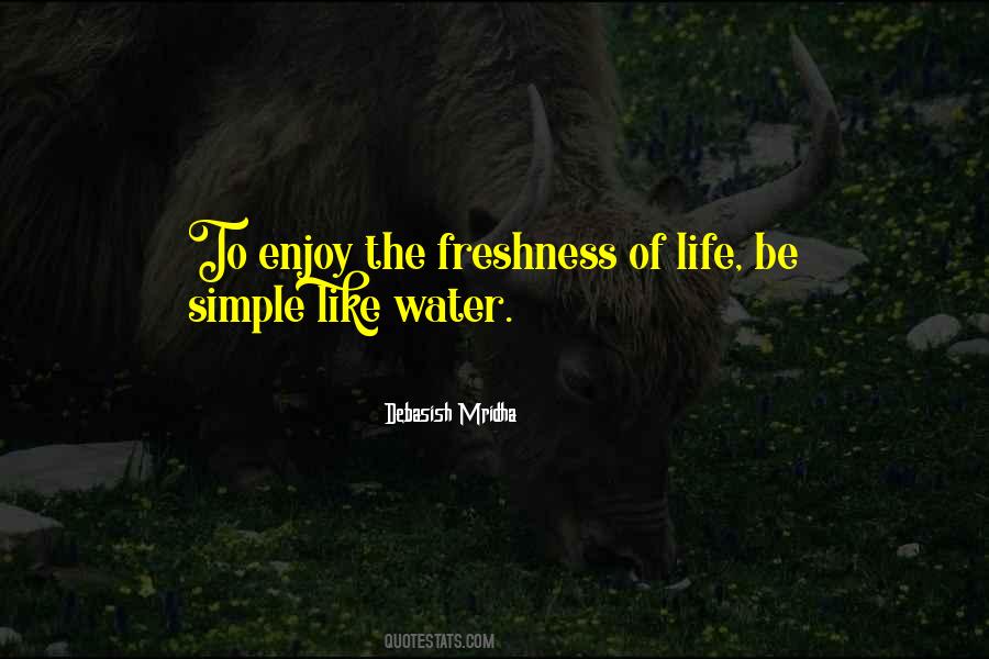 Water Life Quotes #89941