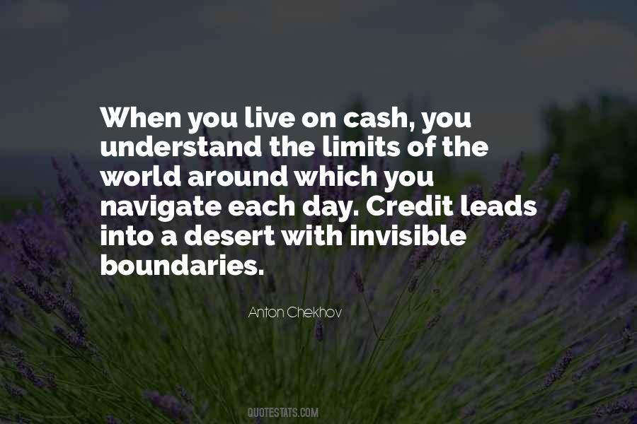 Cash And Credit Quotes #408197