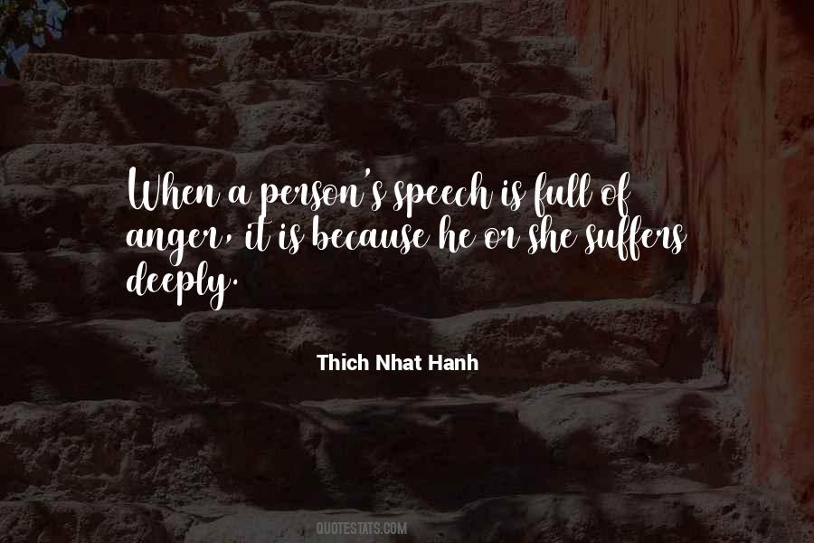 Thich Nhat Hanh Anger Quotes #1614338