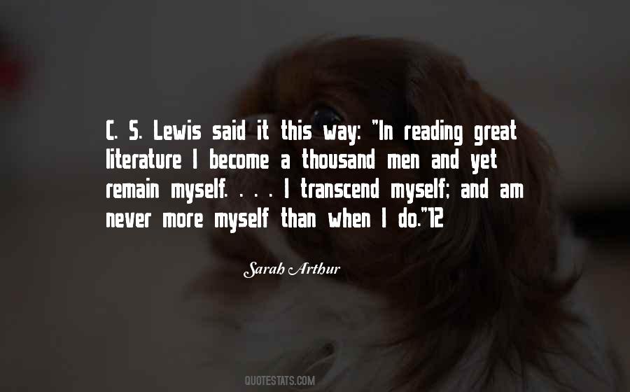 Quotes About Literature And Reading #229548