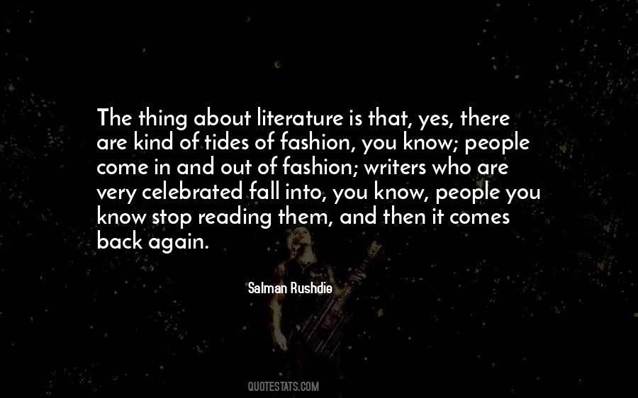 Quotes About Literature And Reading #789994