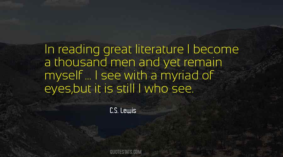 Quotes About Literature And Reading #851385