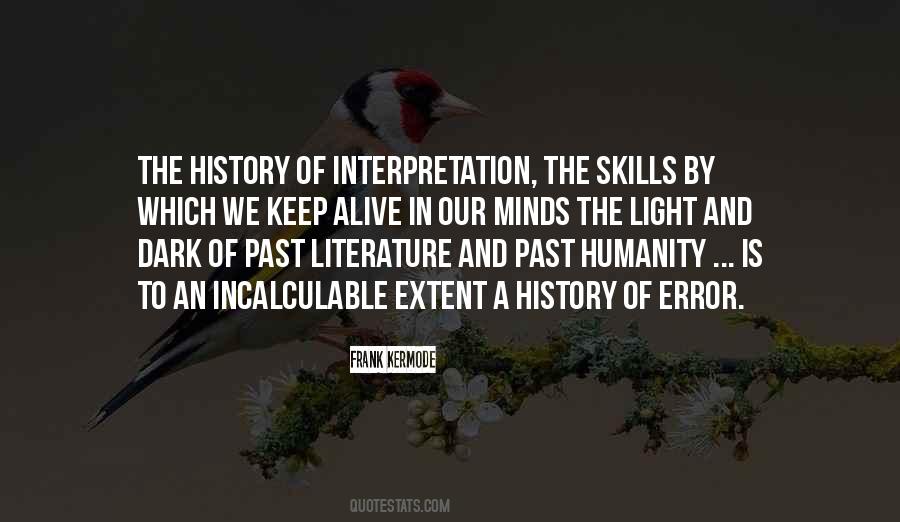 Quotes About Literature And History #1123435