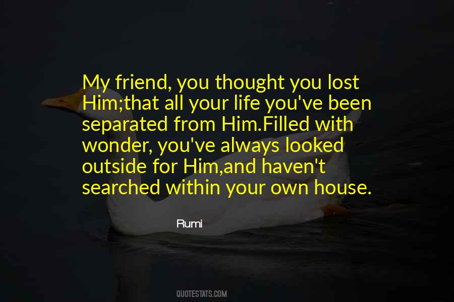 Lost Friend Quotes #914990