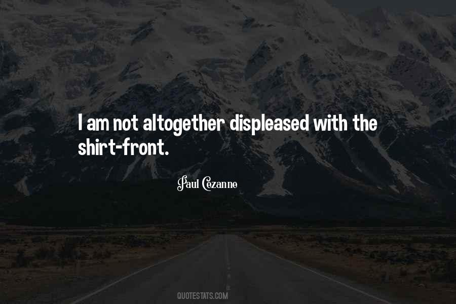 Shirt Front Quotes #1876324