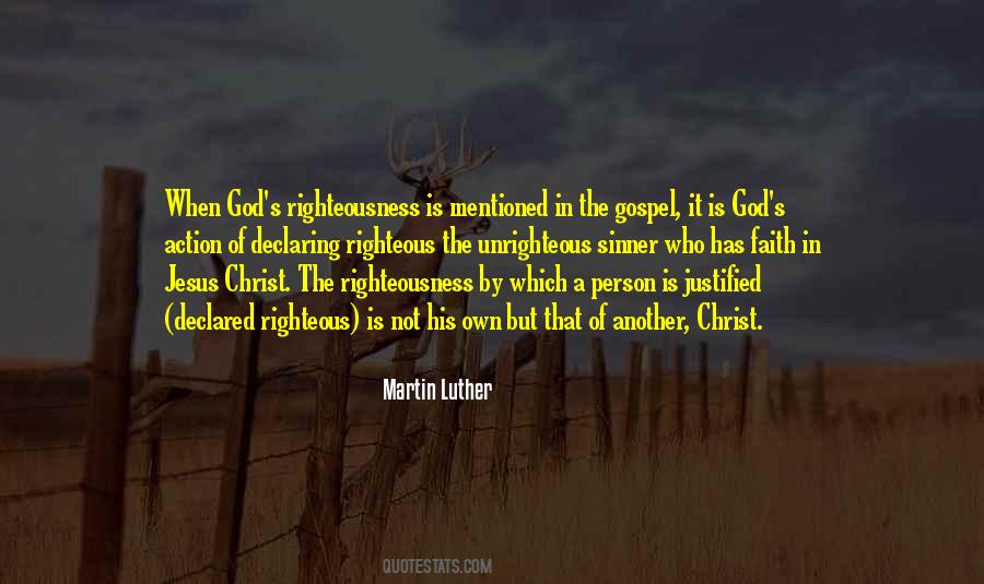 Righteousness Of Christ Quotes #1682724