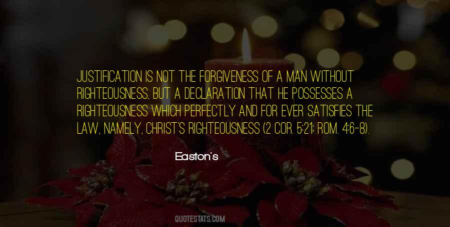 Righteousness Of Christ Quotes #195658