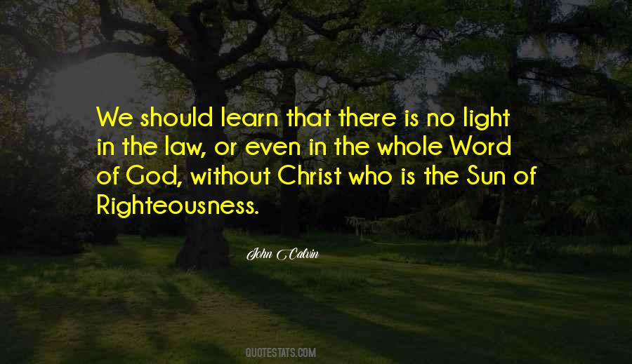 Righteousness Of Christ Quotes #279702