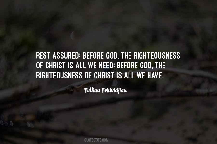 Righteousness Of Christ Quotes #498125