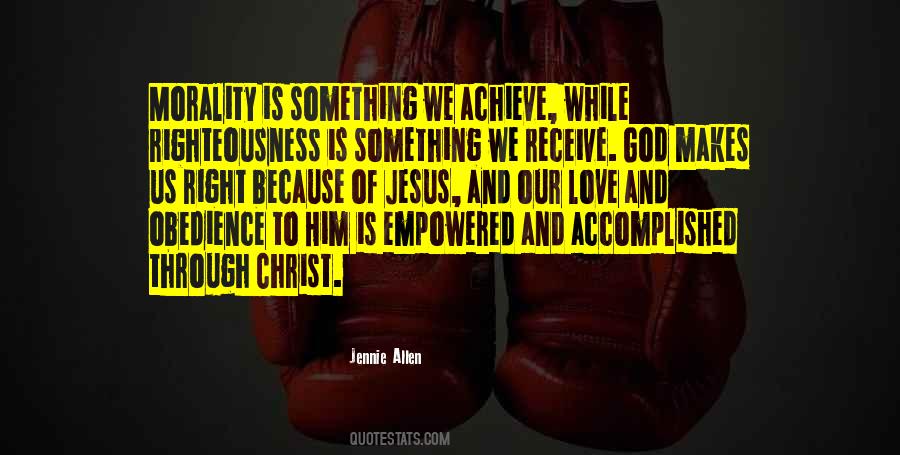 Righteousness Of Christ Quotes #592390