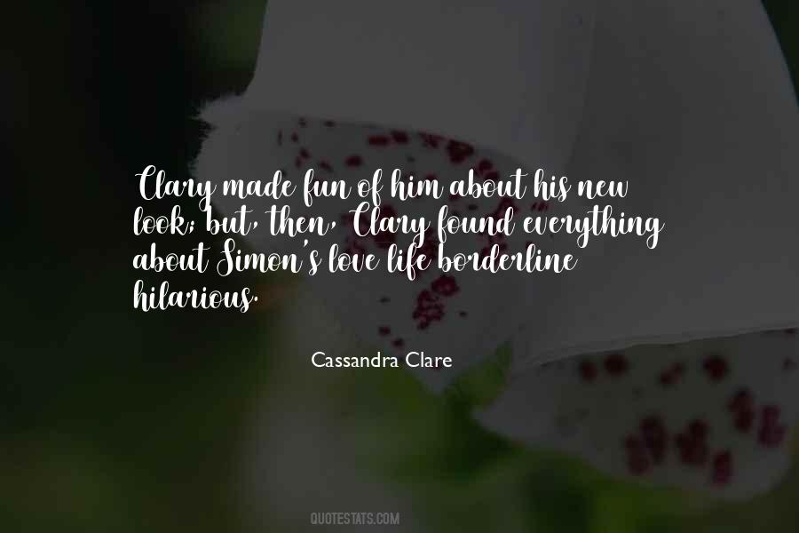 Cassandra Clare Love Quotes #107443