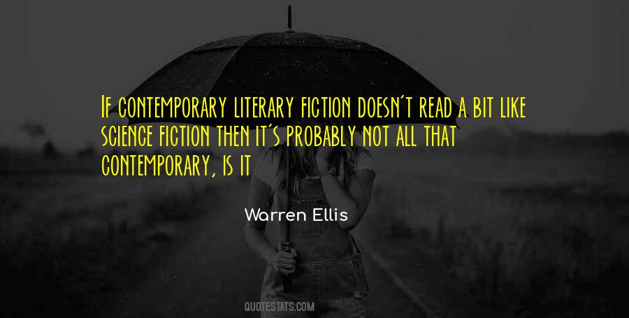 Quotes About Literary Fiction #1081577