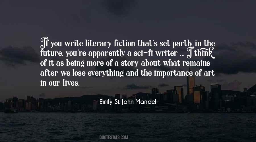 Quotes About Literary Fiction #1293184