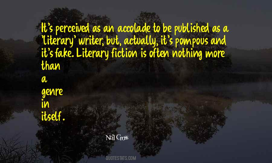 Quotes About Literary Fiction #1704427