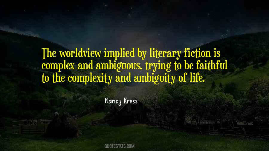 Quotes About Literary Fiction #586763