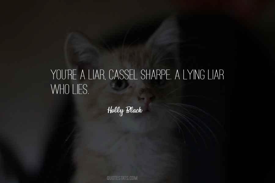Cassel Sharpe Quotes #1303767