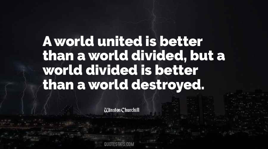 World Divided Quotes #214009