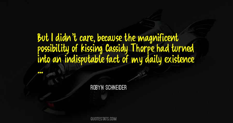 Cassidy Thorpe Quotes #575627