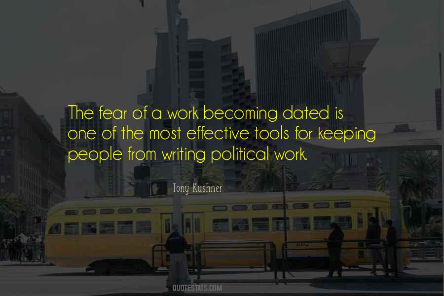 Political Work Quotes #1779435