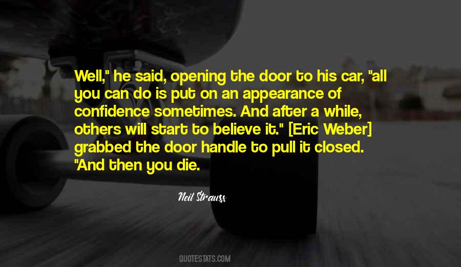 Opening The Door Quotes #1296479