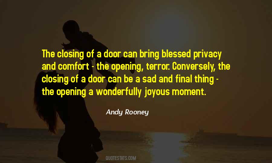 Opening The Door Quotes #587343