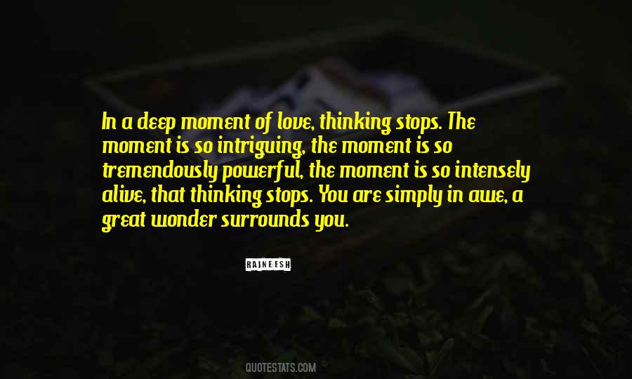 Awe Moment Quotes #761801