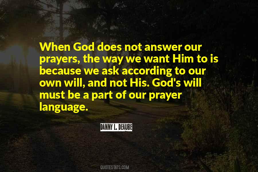 Our Prayers Quotes #1600679