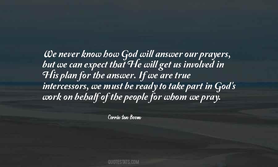 Our Prayers Quotes #1712244