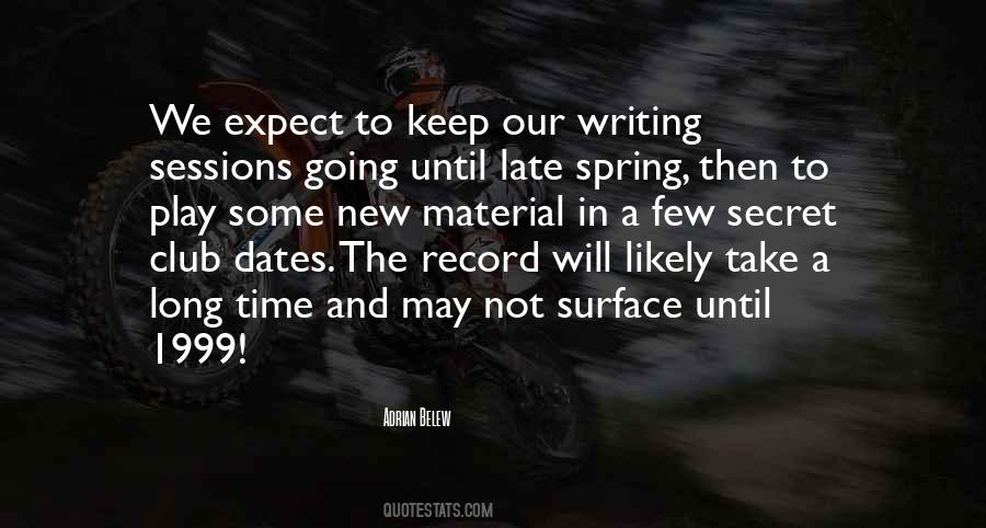 New Writing Quotes #204017
