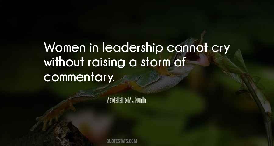 Leadership Women Quotes #4899