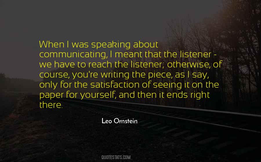 Quotes About Listener #952146