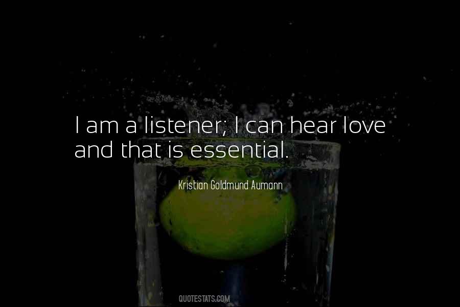 Quotes About Listener #977605