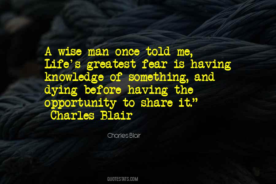 Fear And Knowledge Quotes #327510