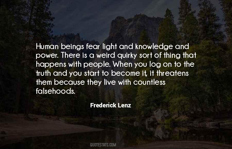 Fear And Knowledge Quotes #595031