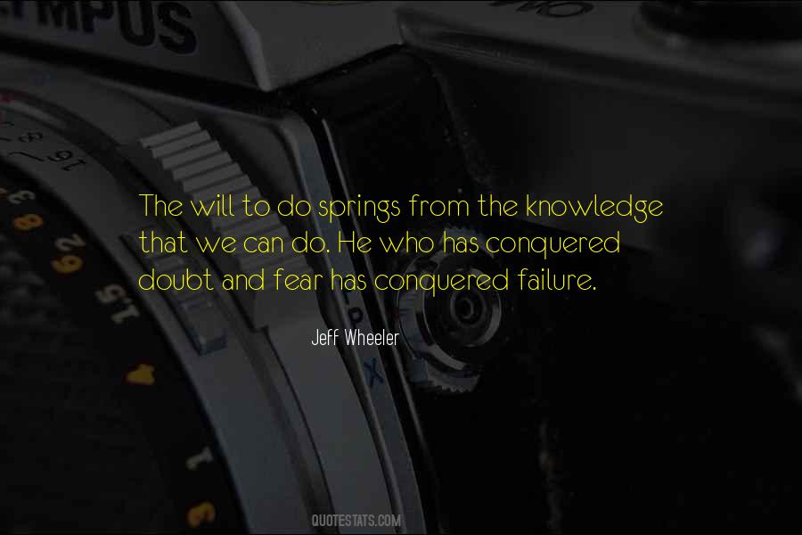 Fear And Knowledge Quotes #88490