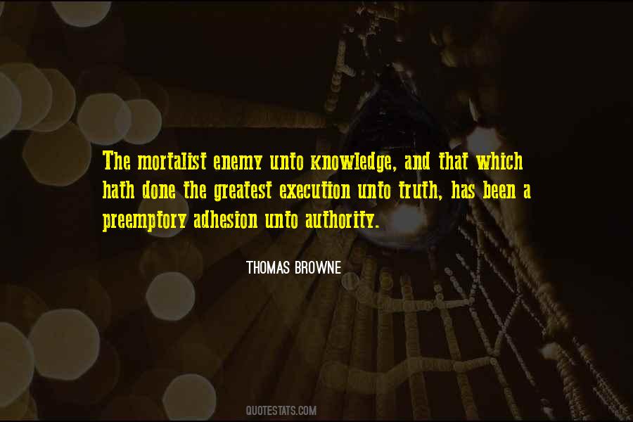 Fear And Knowledge Quotes #891124