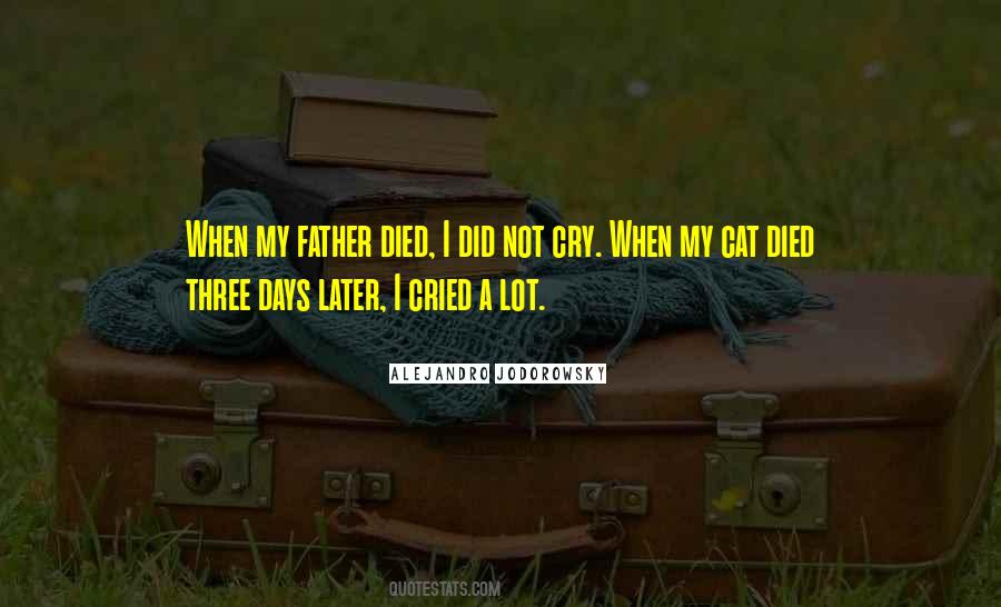 Cat Died Quotes #535140