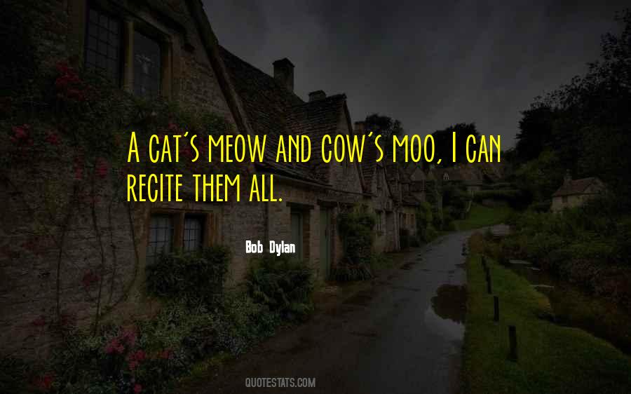 Cat's Meow Quotes #1566326